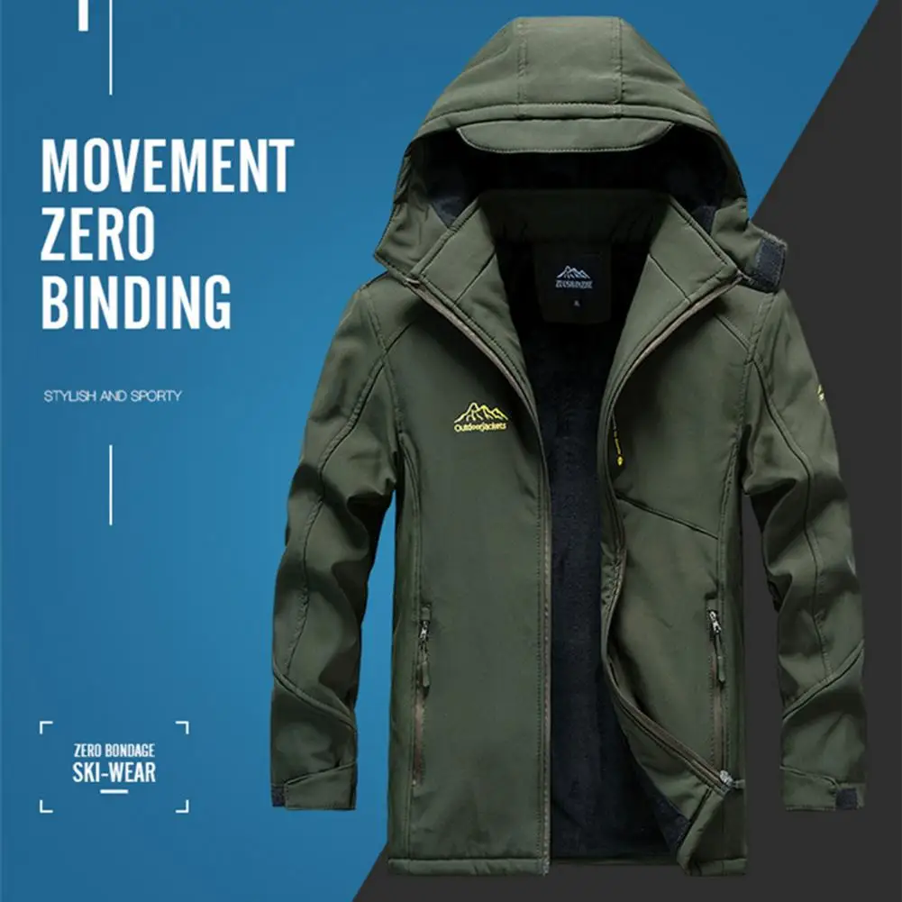 

Men Coat Durable Comfortable Wear Men Jacket Skin-friendly Winter Coat