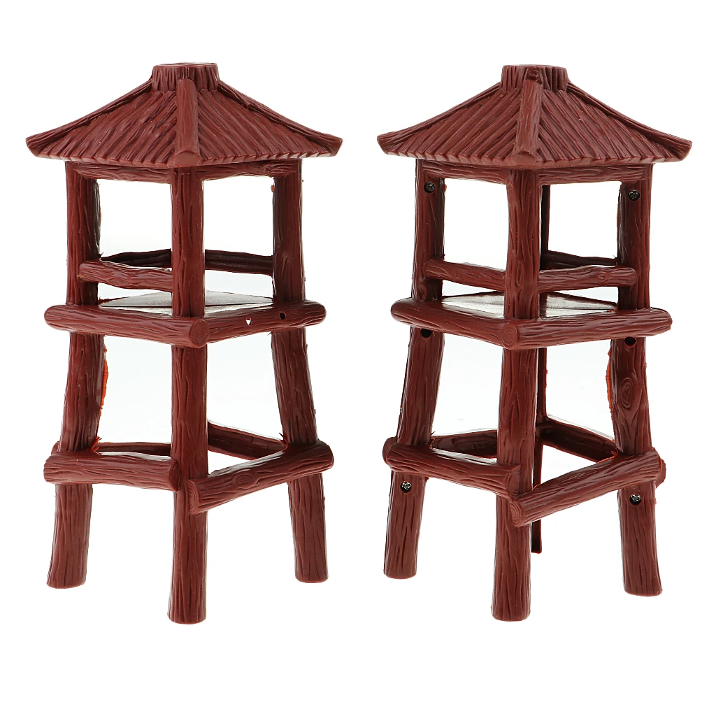 Комплект из 2 предметов в стиле милитари солдатика Сторожевая Башня 18 5 см для