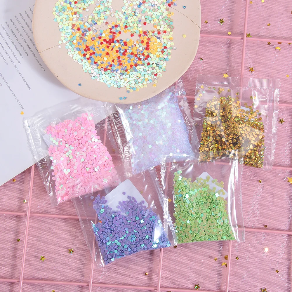 1 пакет 3 мм полимерный наполнитель материалы свободные блестки Кристалл УФ
