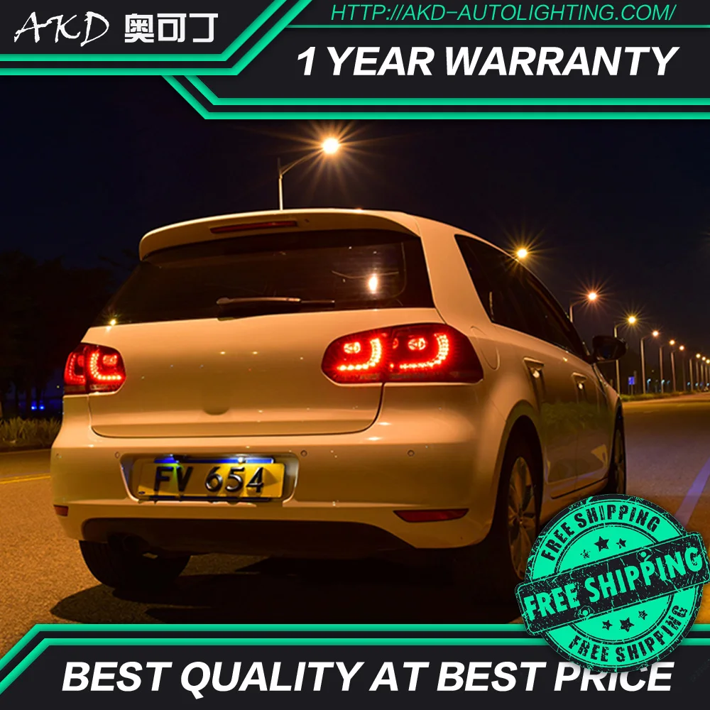 АКД автомобильного тюнинга задних фонарей для VW Golf 6 Golf6 MK6 R20 сигнальных огней