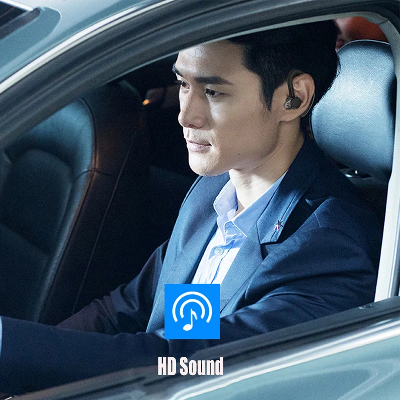 Q8 IPX6 Водонепроницаемый бизнес Bluetooth наушники беспроводные HD микрофон