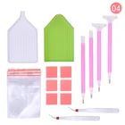 5D инструменты для вышивки картин со стразами и аксессуары Наборы Ручка-роллер глины лоток stylo Алмазный Набор для вышивания алмазная живопись Наборы