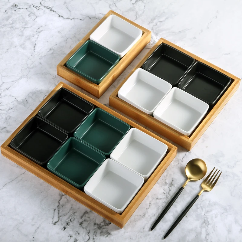 

Керамическая тарелка для фруктов в нордическом стиле