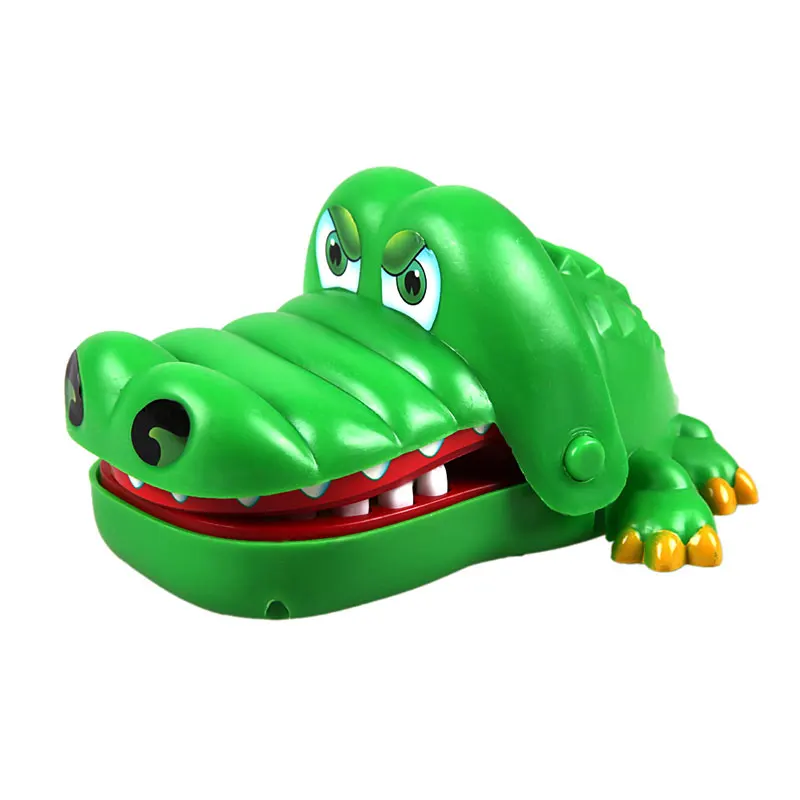 

Practical Jokes Biting Crocodile Mouth Tooth Bite Hand Finger Alligator Bar Game Funny Gags Toy Gift For Kids,Children