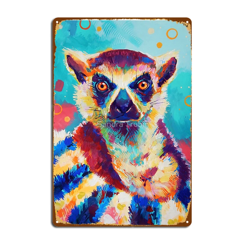 

Lemur металлические знаки Настенная роспись фотообои Ретро Декор стены оловянные знаки плакаты