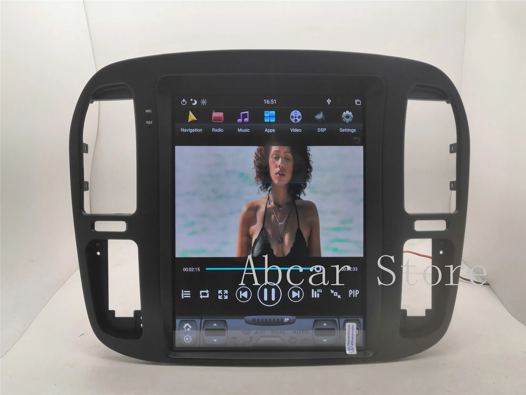 Автомобильный dvd плеер в стиле Tesla Android 9 0 GPS навигация для TOYOTA LAND CRUISER LC100 LEXUS LX470 1999