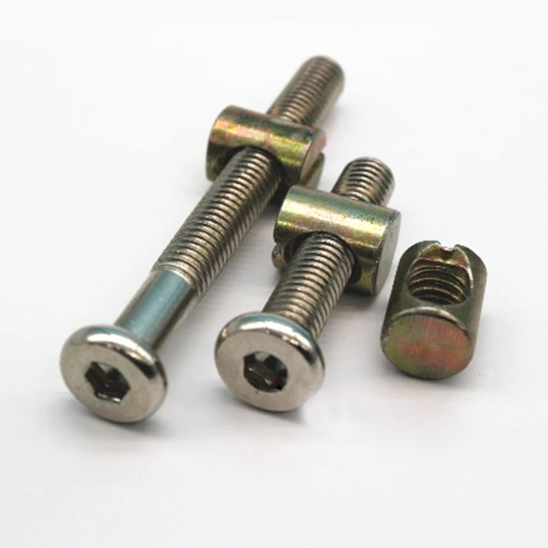 2 шт. M8 шестигранный болт с плоской круглой головкой конический молоток гайка