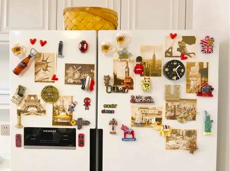 Resin Magnetic Fridge Stickers Tourist Souvenirs Pattaya Thailand Elephant Moscow Malaysia Twin Towers 3D Refrigerator Magnets | Дом и сад