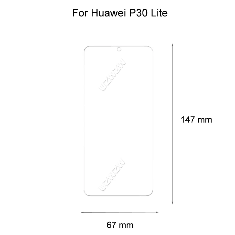 Закаленное стекло для Huawei P30 Lite / HD взрывозащищенное полное покрытие защита