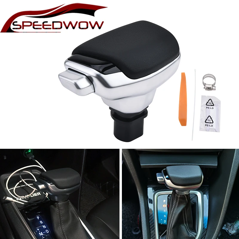 Кожаная сменная ручка переключения передач SPEEDWOW для Hyundai MISTRA IX35 IX25 Tucson KIA Sportage R K5 K4