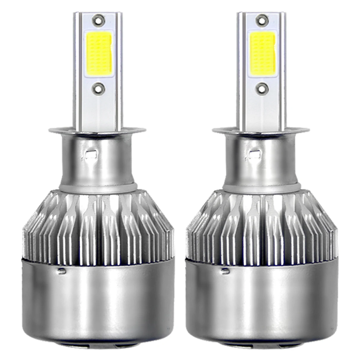 1 пара 9V 36V H3 72W фары для автомобиля лампы фар комплект COB светодиодный светильник