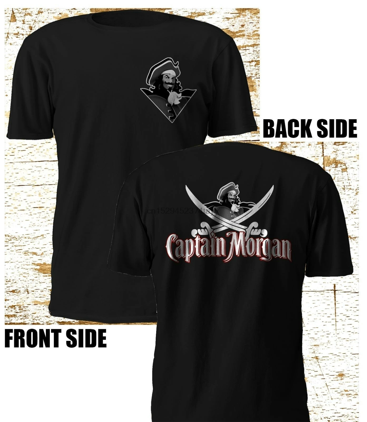 

Cool Man Captain Morgan Rum Whisky S-3Xl Mens Summer T Shirt