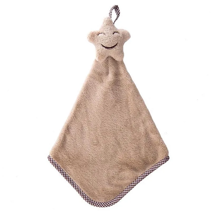 Детское подвесное полотенце с мультяшными животными для рук мягкие