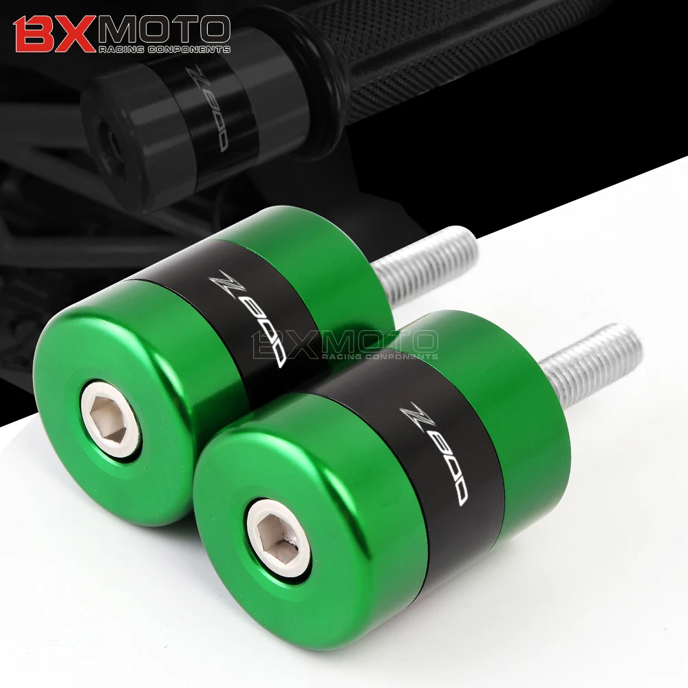 Высококачественные зеленые наконечники Руля Мотоцикла Для Kawasaki Z800 Z 800 2013 2014 2015 2016