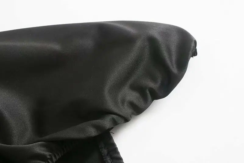 Новинка 2020 Женский винтажный буф рукав квадратный воротник плиссированное