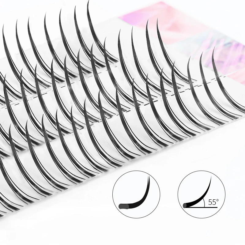 

A-type Grafted Fake Eyelashes C Curl Naturally Curl Lashes Tail Sharpening 0.1MM Fashion Light Soft False Eyelash Extension Tool