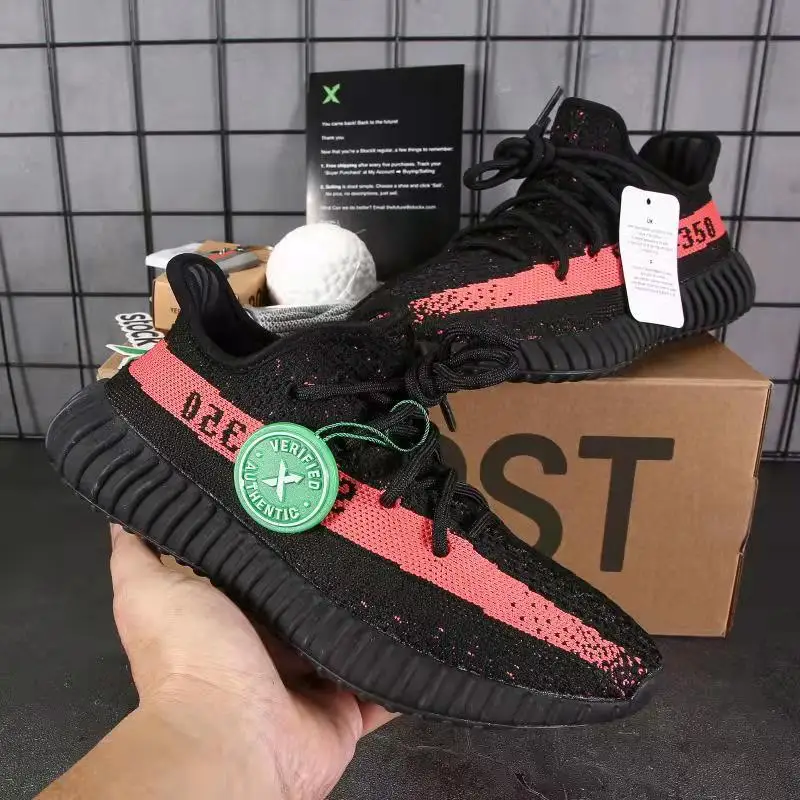 

Top Quality Yzzzy 350 V2 Men Women Running Shoes Tail light 3M Static Reflective Black white Zebra Sport shoe
