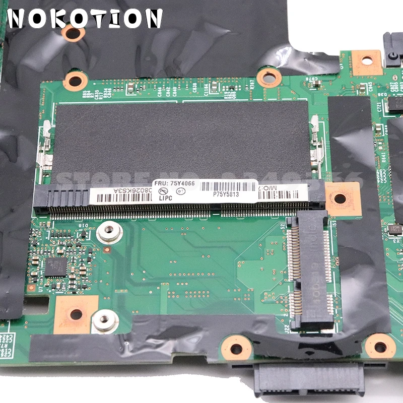 Материнская плата NOKOTION 63Y1483 63Y1481 75Y4066 для ноутбука Lenovo ThinkPad T410 t410i системная QM57 DDR3