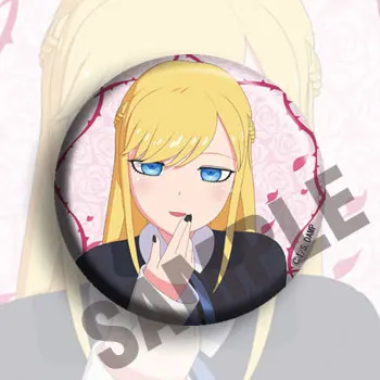 

58mm Master of death and black maid cartoon badge Brooch