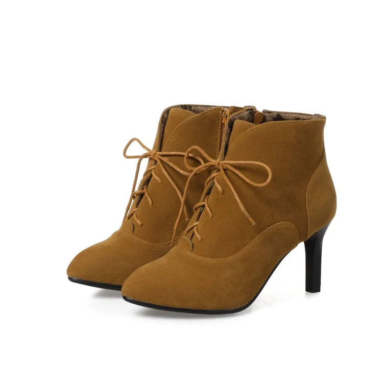 Женские ботинки на молнии больших размеров 9 10 11-15 | Обувь