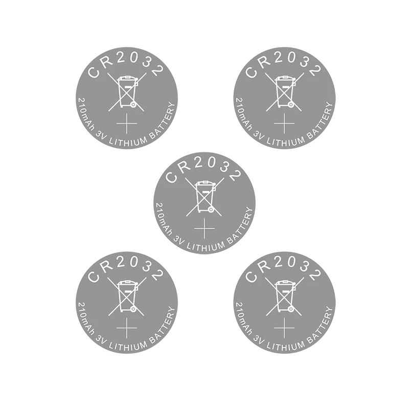 Батарейка для литиевых монет батарейки часов CR2032 5 шт. 3 в CR 2032 ТВ-бокса Xiaomi MI