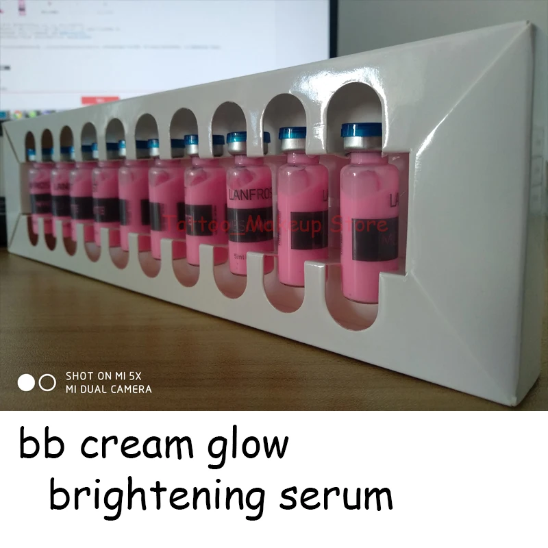 5 мл корейский месо белый bb крем свечение ампулы стартовый набор сыворотка daliy