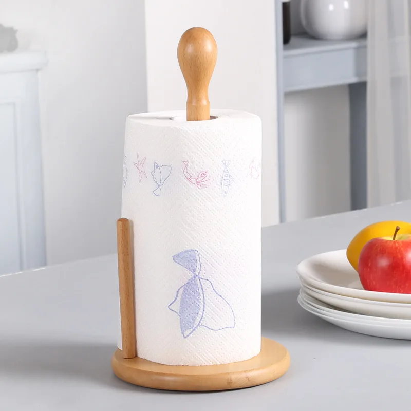 VODOF Beechwood кухонные бумажное полотенце ПОЛОТЕНЦЕДЕРЖАТЕЛЬ для ванной комнаты