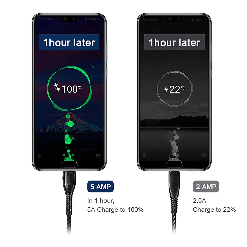 Кабель USB Type-C 5A для Huawei P30 Pro P20 Lite 3A кабель Micro быстрая зарядка Samsung S6 Xiaomi передачи