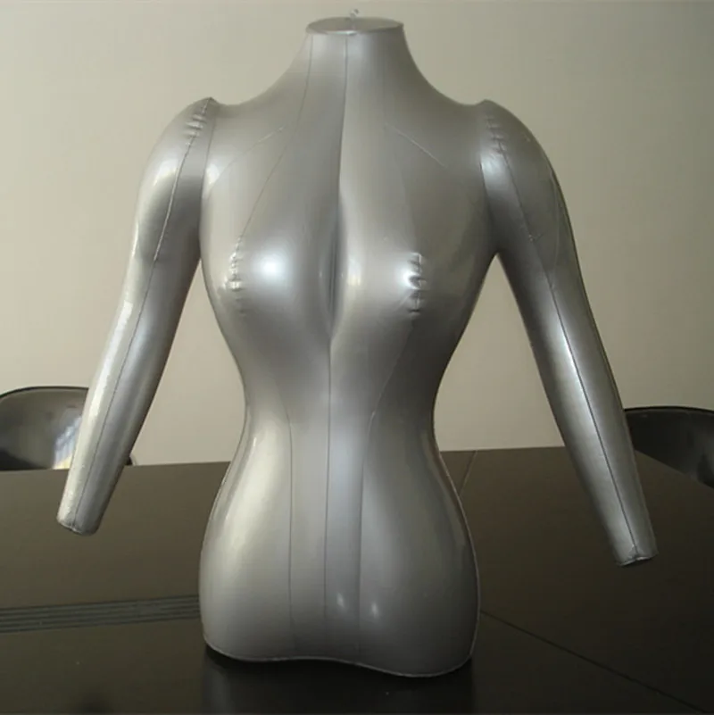 Free Shipping !! femal Inflatable Mannequin Torso Inflatable Manikin Body For inflatable  upbody with hand  for Display