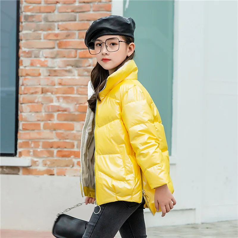 Осенне зимняя детская стеганая куртка для девочек утепленная теплая хлопковая