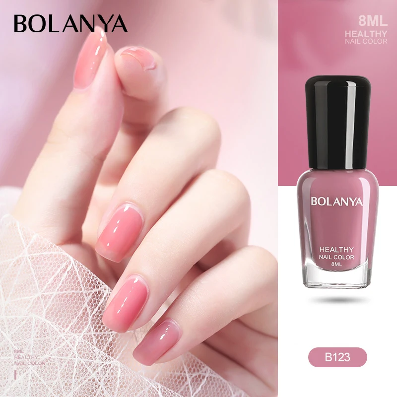 

BOLANYA 8ML Gel Nail Polish UV LED Nails Art All For Manicure Semi Permanent Varnish Soak Off Matte Base Top Coat Shiny Color