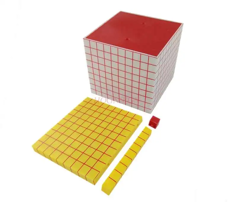 Демонстрация модели обучающая помощь цветной куб блок громкости демонстратор