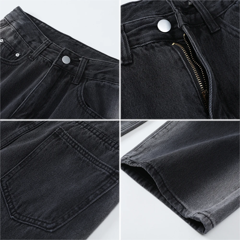 

Nbpm New 2021 Fashion Washed Tie Dye Baggy Jeans Woman High Waist Wide Leg Jeans Denim Trousers Pants Girls Streetwear Bottom