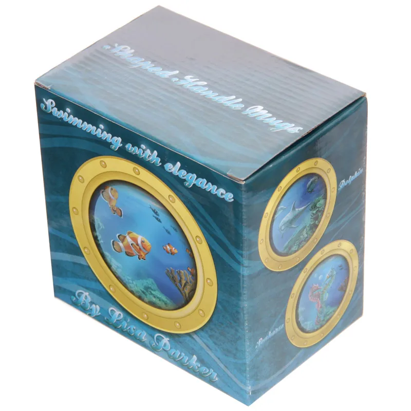 Sea Life Подарочная кружка с изображением рыбы клоуна с фигурной ручкой керамическая кружка с тропической рыбкой кофейная чашка коллекция кружка с рыбкой Немо