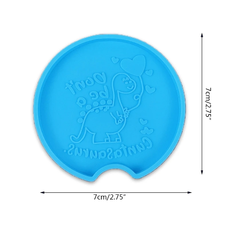 

Coaster Epoxy Resin Mold Tray Plate Cup Mat Pad Silicone Mould DIY Crafts Decorations Casting Tool