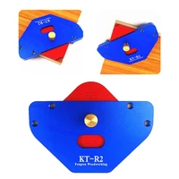 kt r2 woodworking corner radius template wood panel quick jig woodworking arc positioning bevel for trimming machine engraving