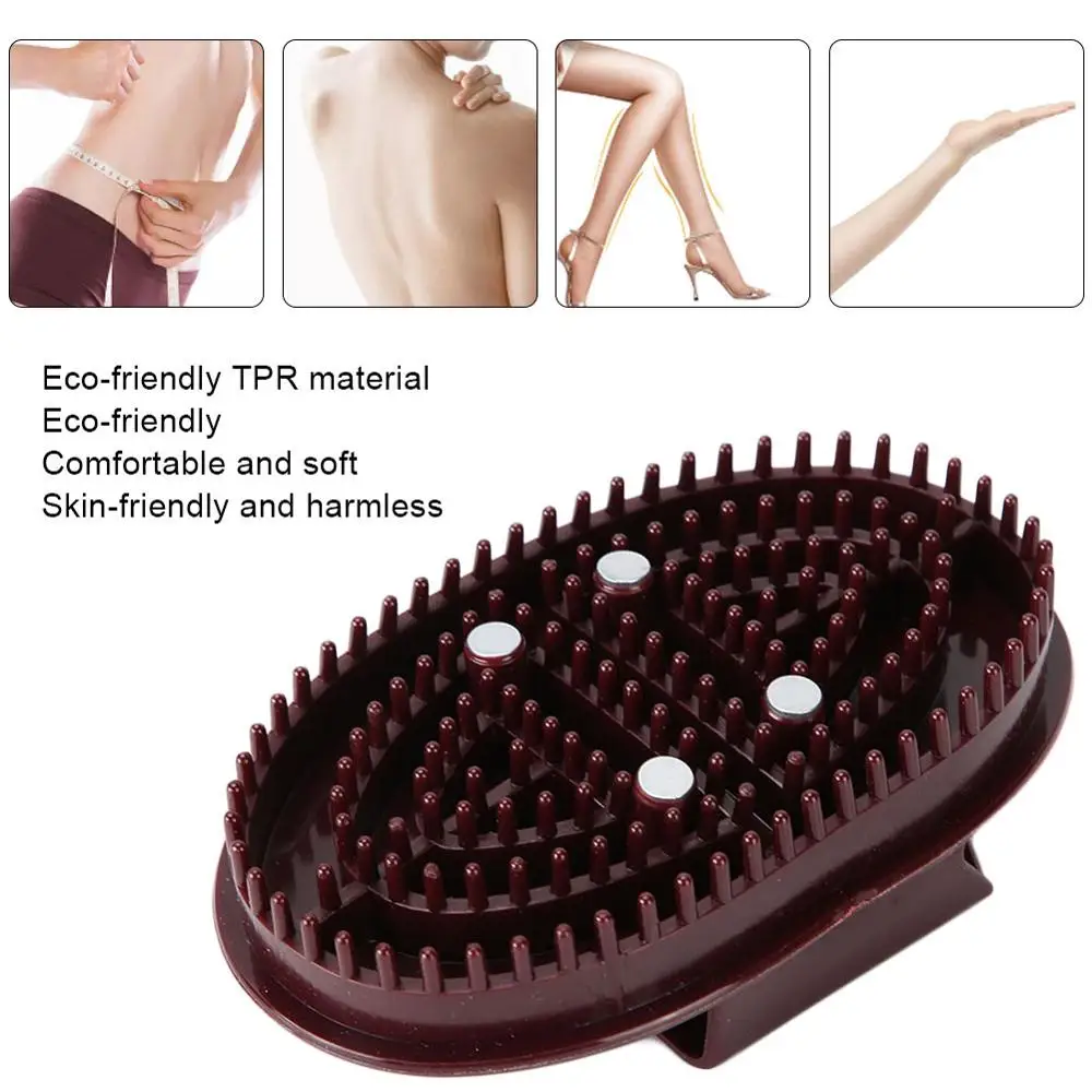 

Five Elements Meridian Massage Brush Acupoint Stimulation Relieve Body Pain Fatigue Magnet Scraping Instrument Tendons Brush New