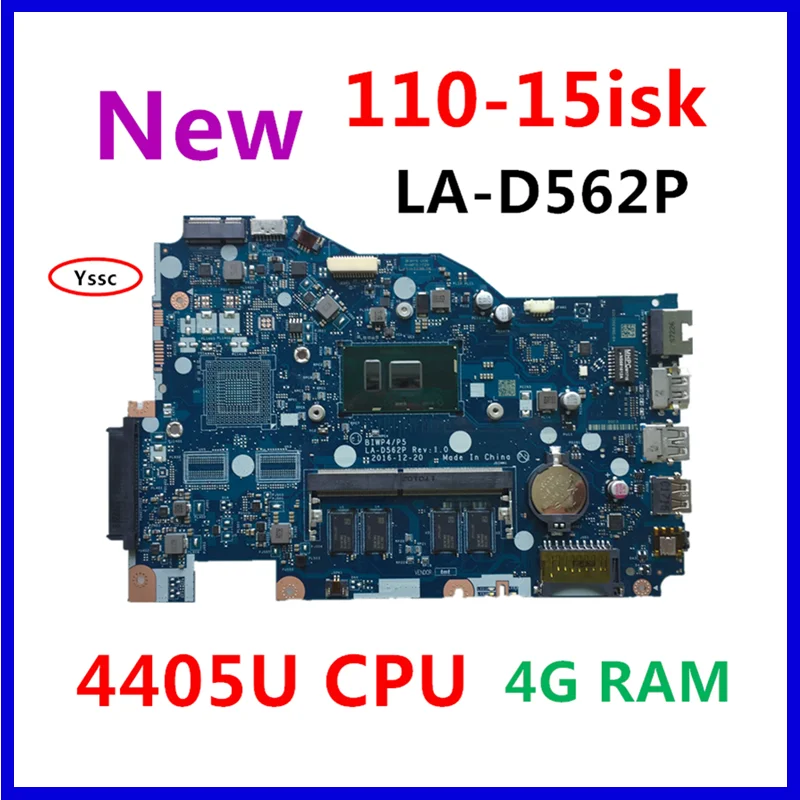 100% Протестировано Новинка! BIWP4/P5 LA D562P материнская плата для ноутбука Lenovo 110 15isk с