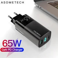 65w usb c gan charger quick charge 4 0 3 0 qc4 0 qc pd3 0 usb c type c fast usb charger for macbook pro iphone 12 samsung laptop