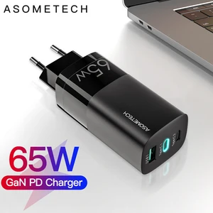 65w usb c gan charger quick charge 4 0 3 0 qc4 0 qc pd3 0 usb c type c fast usb charger for macbook pro iphone 12 samsung laptop free global shipping