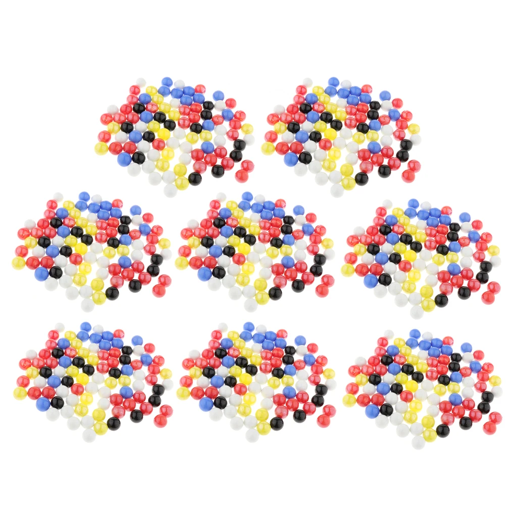 

Lots 720 Multicolor Glass Beads Kids Toys Teaching Aids Home Room Decor For