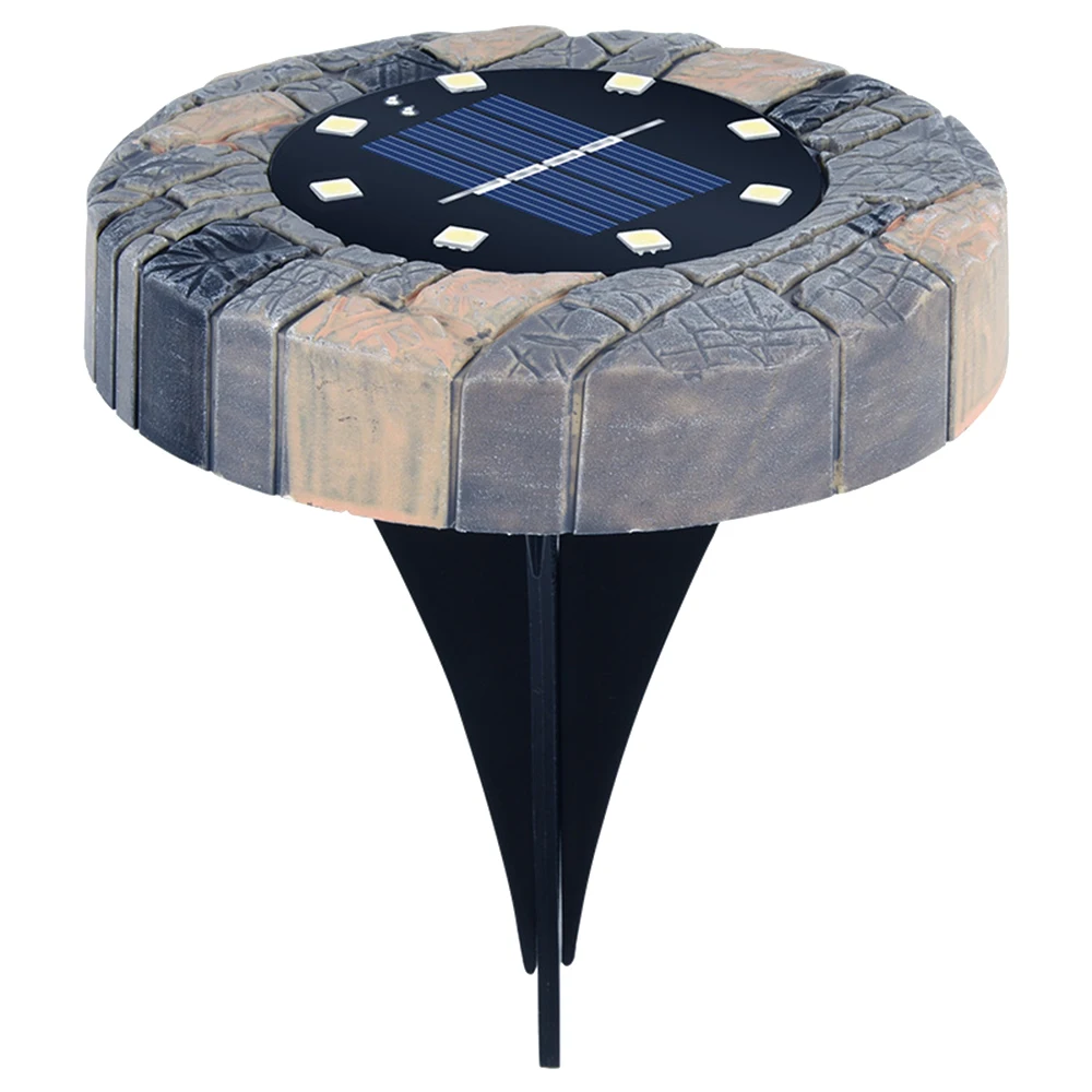 

Solar Powered LED Deck Light 8/16LEDs Ground Spotlight Waterproof Outdoor In-ground Light Buried Lamp for Garden Pathway Decor