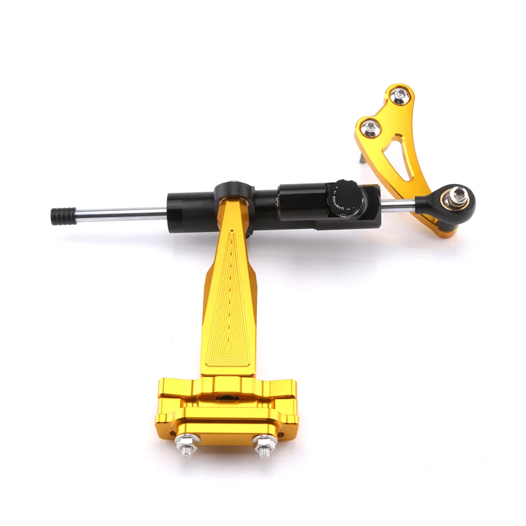 Мотоцикл CNC Алюминиевые Аксессуары Регулируемый рулевой демпфер кронштейн