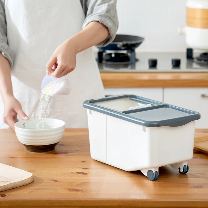 SMARTPET простой Стиль собака Кот Еда баррель контейнер для хранения сухой корм