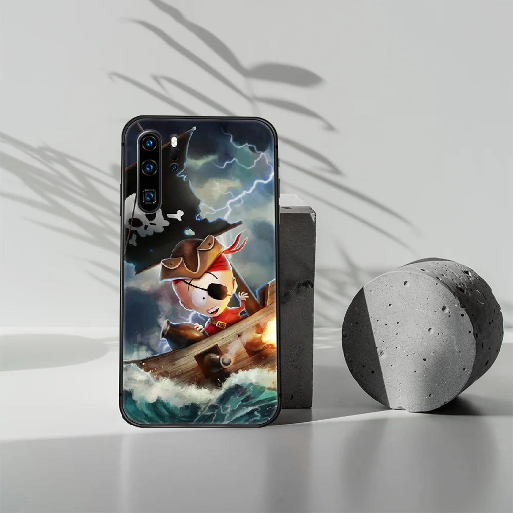 

South-Park Phone Case For Huawei P Mate 10 20 30 40 Lite Pro smart Z 2019 nova 5t black Cover 3D Etui Tpu Waterproof Silicone