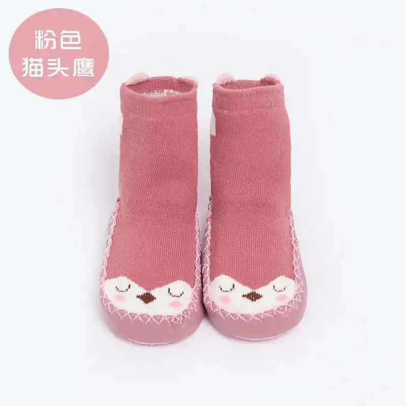 Носки-носки для младенцев зимние хлопковые с резиновой подошвой | Детская одежда