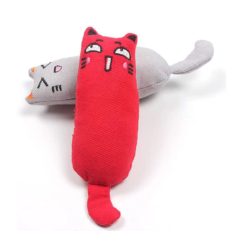 

Sound Catnip Toy Cats Products for Pets Cute Cat Toys for Kitten Teeth Grinding Cat Plush Thumb Pillow Pet Accessories
