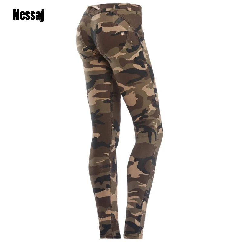 Леггинсы женские камуфляжные облегающие для фитнеса | Женская одежда