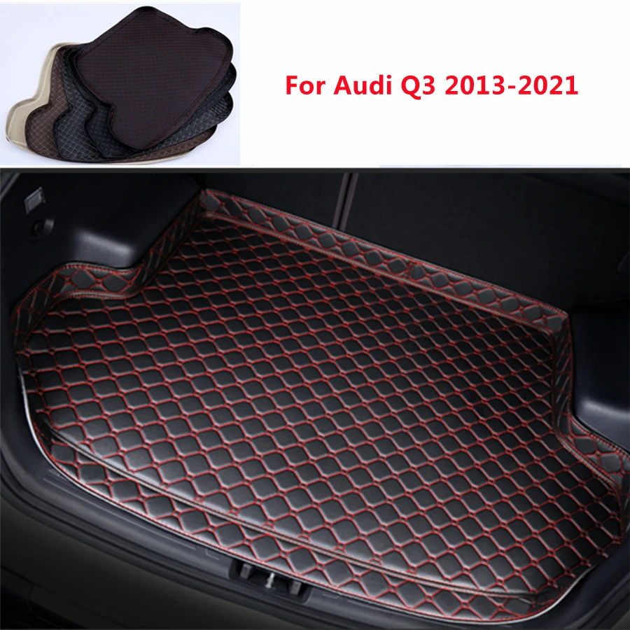 

High Quality Special Car Trunk Mats For Audi Q3 (2013-2021) 2014-2015-2016-2020 all weather Waterproof Cargo Liner Boot Carpets