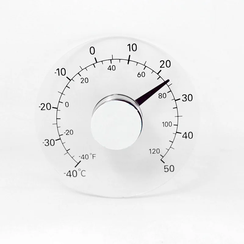 Цифровой Прозрачный Уличный Термометр для окон гидрометр клейкая паста